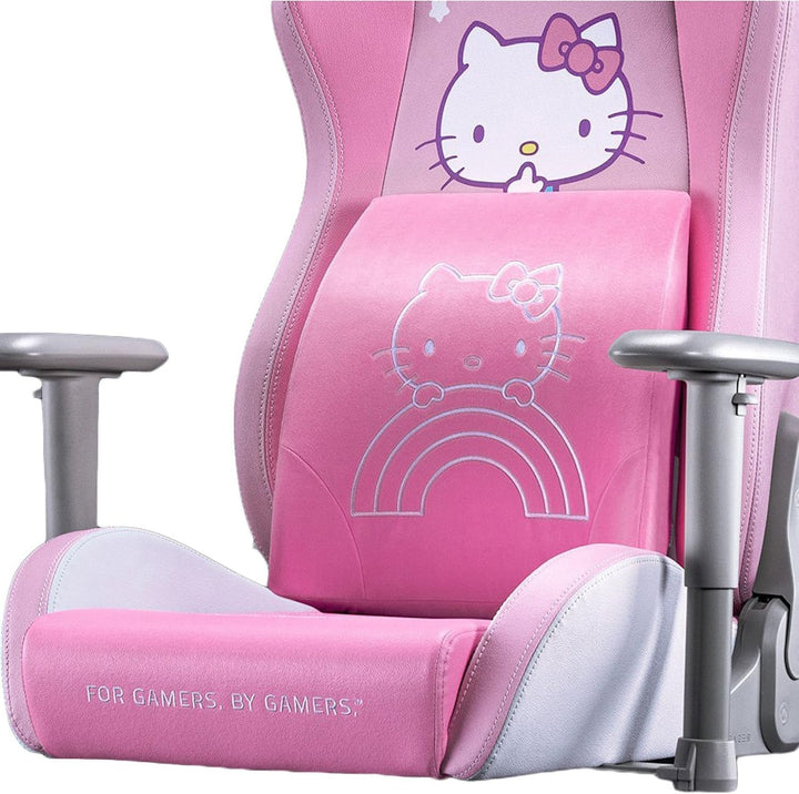 Razer Lumbar Cushion - Suport ergonomic pentru scaune de gaming cu postură perfectă (modelat pentru zona lombară, umplutură cu spumă de memorie, plic moale de catifea) Hello Kitty and Friends Ed. Perne lombare Naty Shop