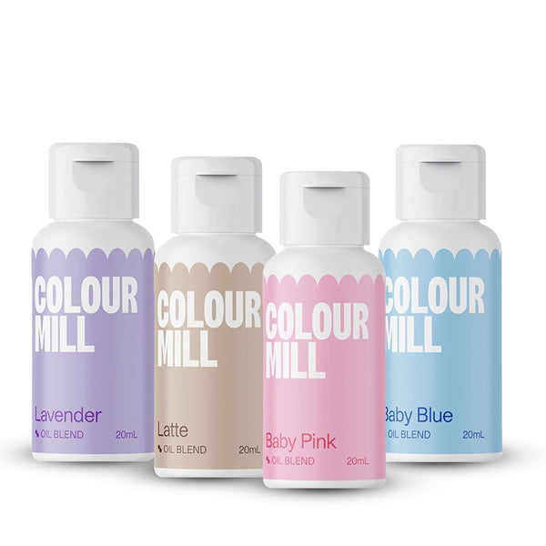 Colour Mill, coloranti alimentari pe baza de ulei, set pastel, 4 x 20 ml Coloranti Alimentari Naty Shop Default Title