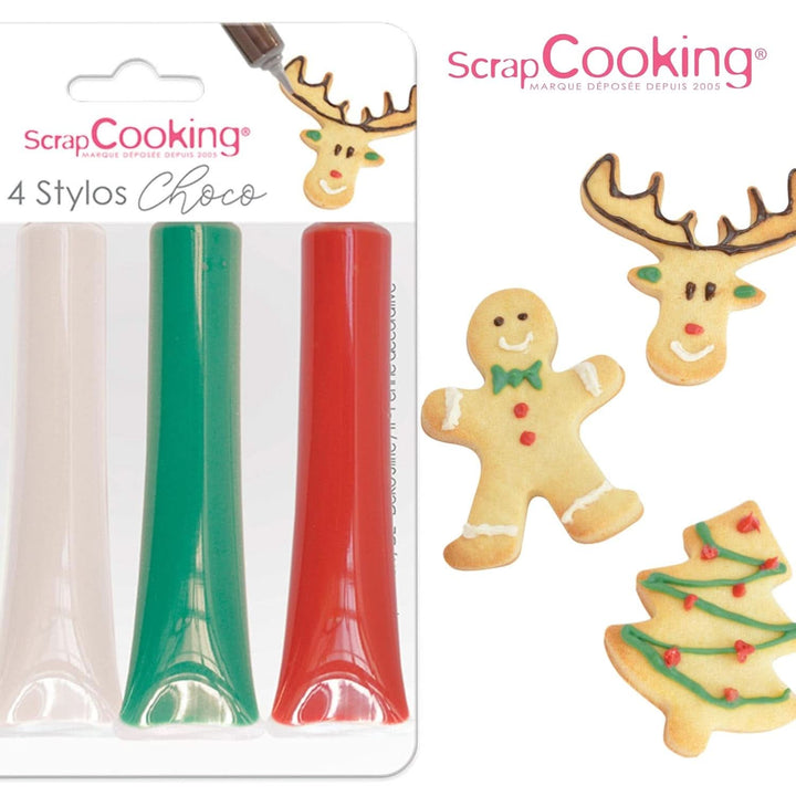 Scrapcooking, set 4 coloranti alimentari, tub de plastic Coloranti Alimentari Naty Shop