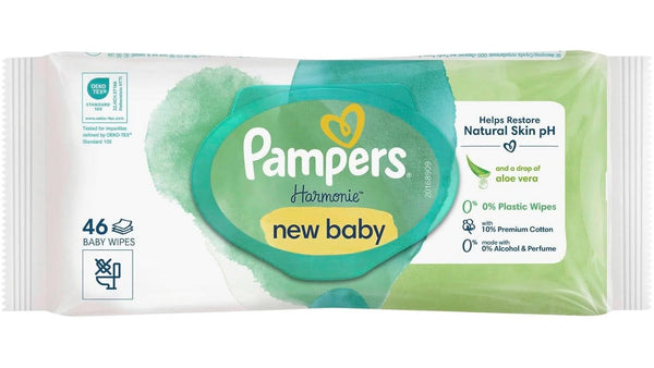 Pampers Baby Feuchttücher Harmonie, New Baby Aloe Vera Naty Shop