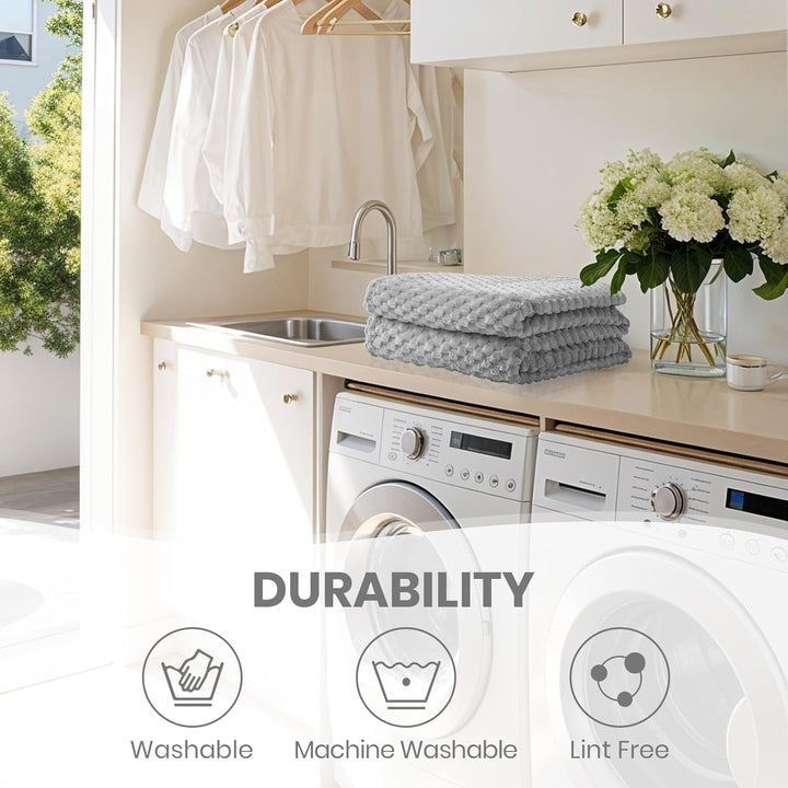 Good Nite Pătură confortabilă Pătură pufoasă 150 X 200 cm Cuvertură de pat moale din microfibră Pătură de canapea Pătură confortabilă Pătură călduroasă din fleece pentru canapea și pat Dormitor Birou Gri Paturi si Cuverturi Good Nite