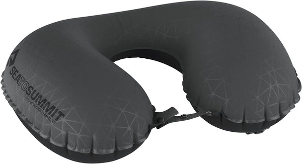 Sea to Summit - Aeros Premium Lumbar Cushion - Pernă de susținere gonflabilă - Ajutor pentru partea inferioară a spatelui - 50D Polyester Fabric - Geantă de călătorie compactă - Lucru, călătorie și călătorii cu mașina - Gri - 70G Perne lombare Naty Shop Gri