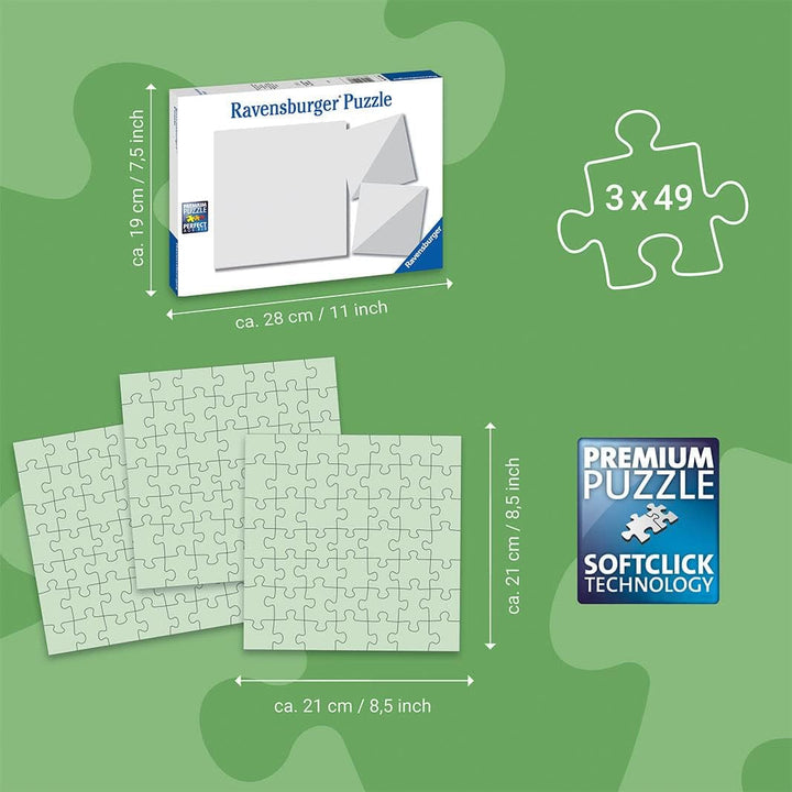 Ravensburger Children's Puzzle 05708 - PAW Patrol Power - 3X49 piese PAW Patrol the Mighty Movie Puzzle Pentru copii cu vârsta de peste 5 ani Puzzle Naty Shop
