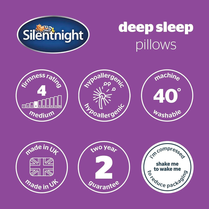 Pernă Silentnight Deep Sleep Perne standard Naty Shop