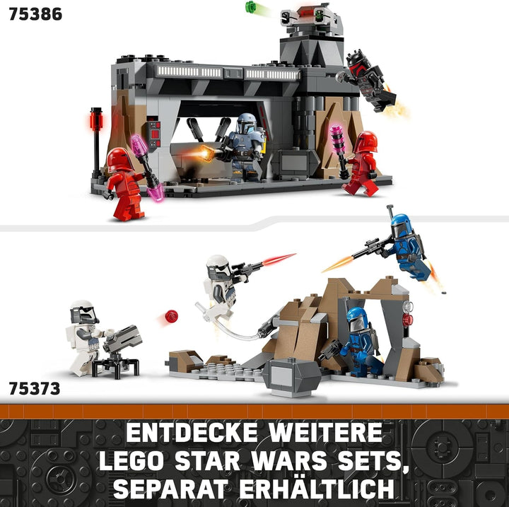 LEGO Star Wars: Mandalorian Ambush on Mandalore Battle Pack, jucărie de construcție de aventură pentru copii, set de acțiune de colecționat, idee de cadou pentru băieți și fete 75373 Seturi de constructie Besuche den LEGO-Store