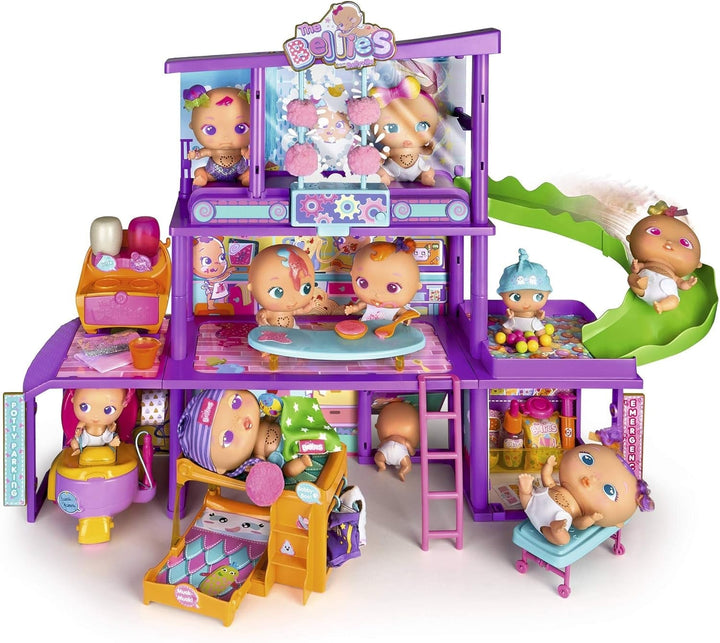 The Bellies - Bellie House, Casa Barriguitas Pentru copii de la 3 ani în sus, multicolor, (Famosa 700015271) Casute de papusi Naty Shop