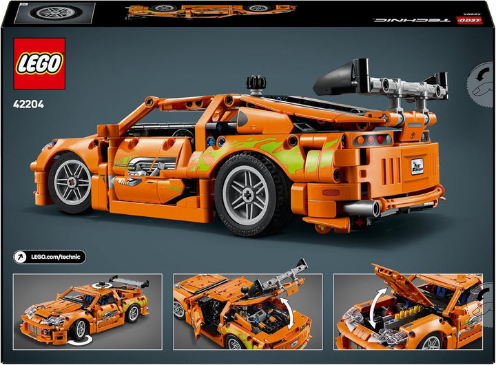 LEGO Technic Fast and Furious Toyota Supra MK4 - Mașină de jucărie - Cu motor cu 6 cilindri și uși care se deschid - Set de modele pentru băieți și fete de peste 9 ani - Idee de cadou pentru ziua de naștere 42204 Seturi de constructie Besuche den LEGO-Store