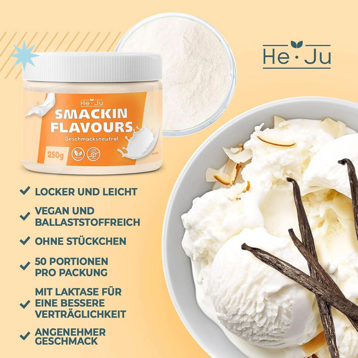 He-Ju, Pudră cu aromă neutra, 250 grame Arome Naty Shop