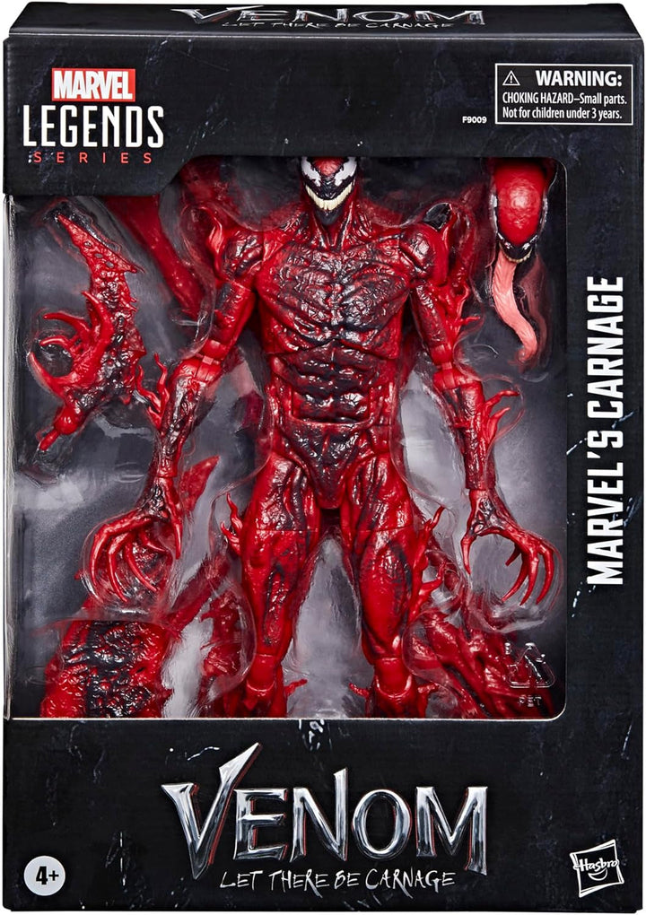 Marvel Legends Series Carnage, figurină de acțiune de lux de colecționat pentru Venom: Let There Be Carnage, 15 cm, roșu Action figures Naty Shop
