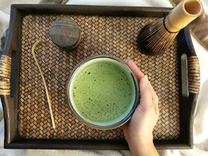 Ceremonial Matcha Japan 30G - Testat în laborator - Frunze Tencha First Flush umbrite Calitate ceremonială, pudră de ceai verde din Kagoshima, Teaclub