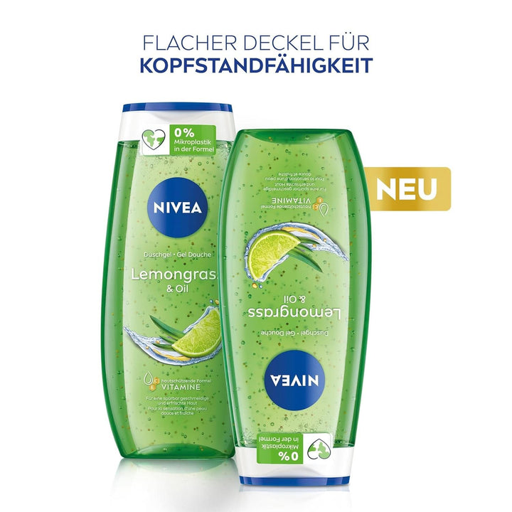 Gel de duș NIVEA Lemon Grass And Oil, 250 ml Duș și baie Naty Shop