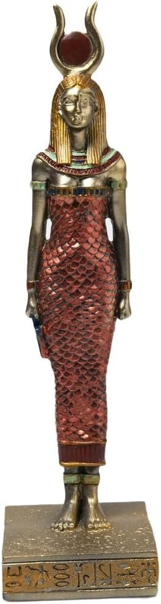 Figură egipteană a lui Nebethetepet sau Hathor, 21, culori de bronz. Statuete si sculpturi Naty Shop