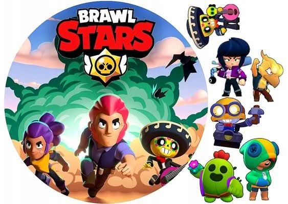 Imagine comestibila, vafa, format A4, Brawl Stars Imagini comestibile Nati Shop