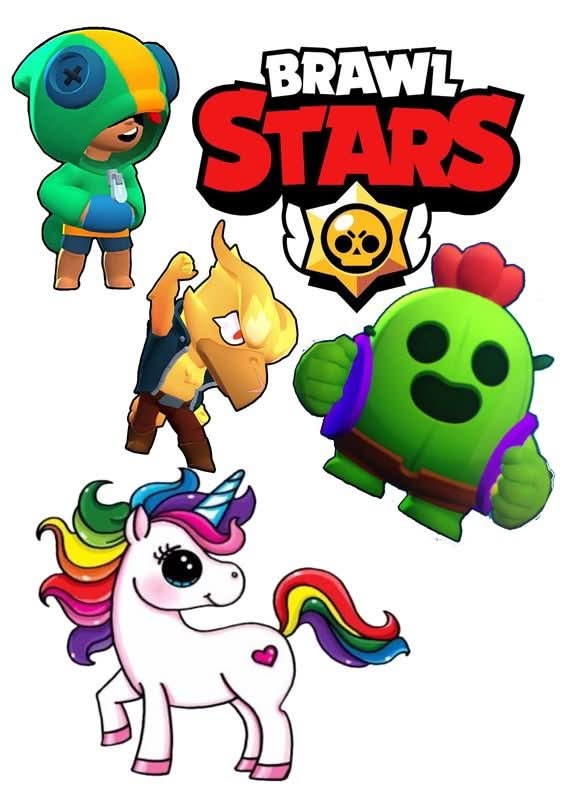 Imagine comestibila, vafa, format A4, Brawl Stars Imagini comestibile Nati Shop