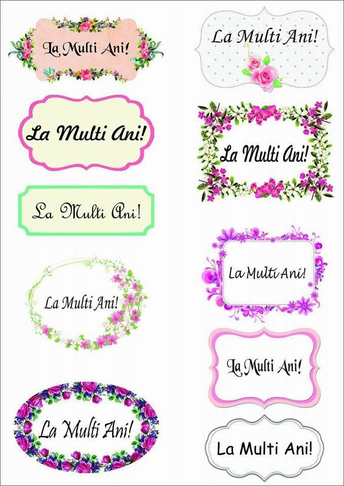 Imagine comestibila, vafa, format A4, Mesaj Aniversar Imagini comestibile Nati Shop