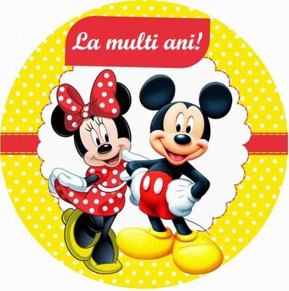 Imagine comestibila, vafa, format A4, Mickey Mouse Club Imagini comestibile Nati Shop