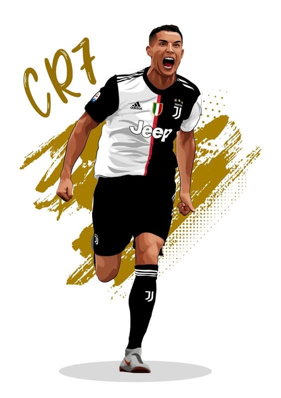 Imagine comestibila, vafa, format A4, Ronaldo Imagini comestibile Nati Shop