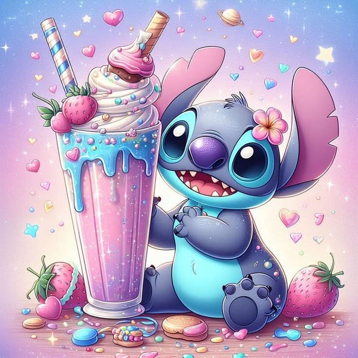 Imagine comestibila, vafa sau icing, format A4, Lilo and Stitch Imagini comestibile Nati Shop