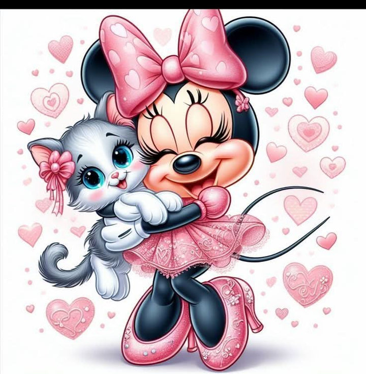 Imagine comestibila, vafa sau icing, format A4, Minnie Mouse Imagini comestibile Nati Shop