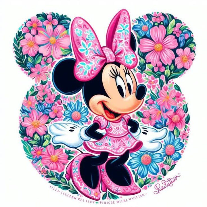 Imagine comestibila, vafa sau icing, format A4, Minnie Mouse Imagini comestibile Nati Shop