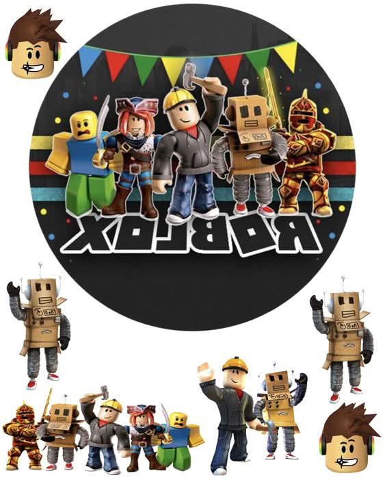 Imagine comestibila, vafa sau icing, format A4, Roblox Imagini comestibile Nati Shop