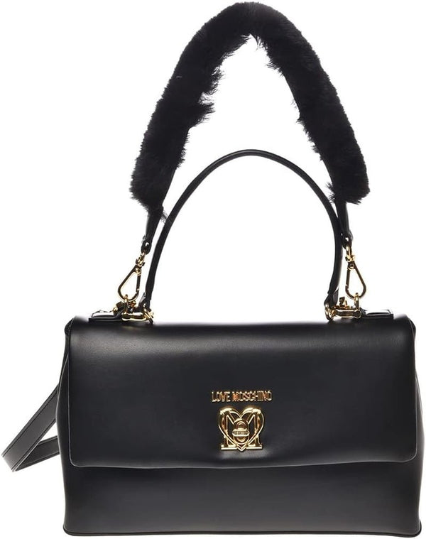 Love Moschino Geantă de mână pentru femei Jc4394pp0fko000, negru, mărime unică Genti Femei Naty Shop Titlu implicit