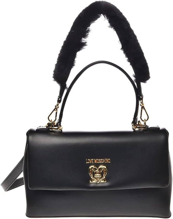 Love Moschino Geantă de mână pentru femei Jc4394pp0fko000, negru, mărime unică Genti Femei Naty Shop Titlu implicit