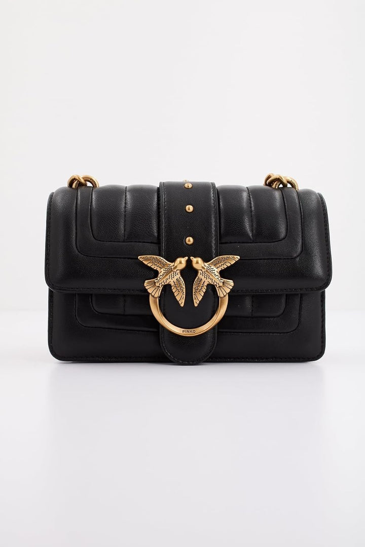 Pinko Ladies Love One Mini Cl Single Side Sheep Nappa Line Quilt Bag Genti Femei Naty Shop