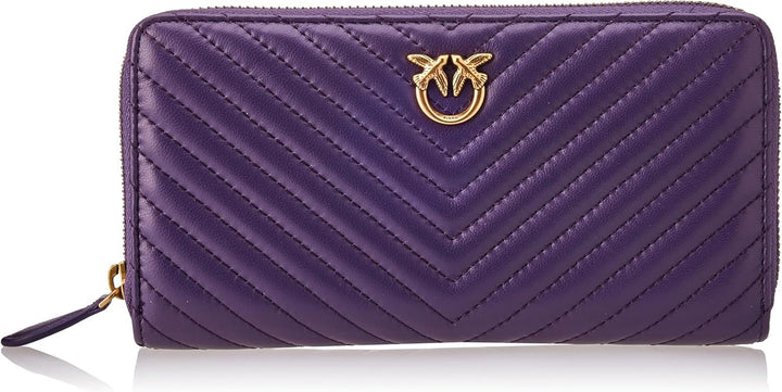 Pinko Women's Ryder Zip Around Sheep Nappa C Travel Accessories Wallet